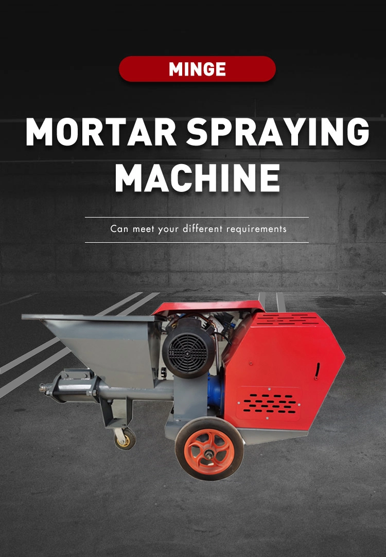 411 New Spraying Machine Portable Conveying Height 10m Automatic Wall Spraying Cement Mortar Spiral Spraying Machine