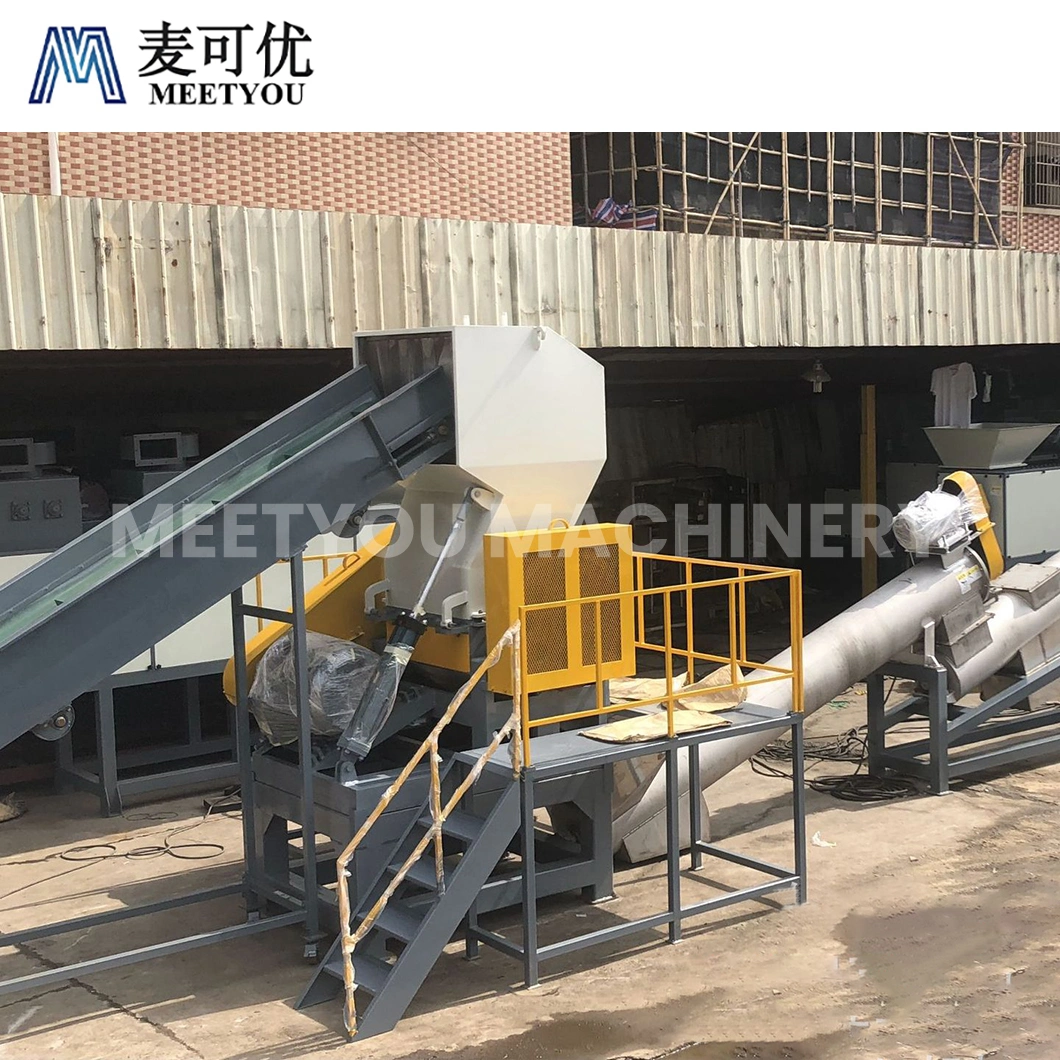 Meetyou Machinery Pet Recycling Machine ODM Custom China PP PE High Yield Waste Plastic Washing Line Manufacturer Configure The Sink-Float Sorting Tank