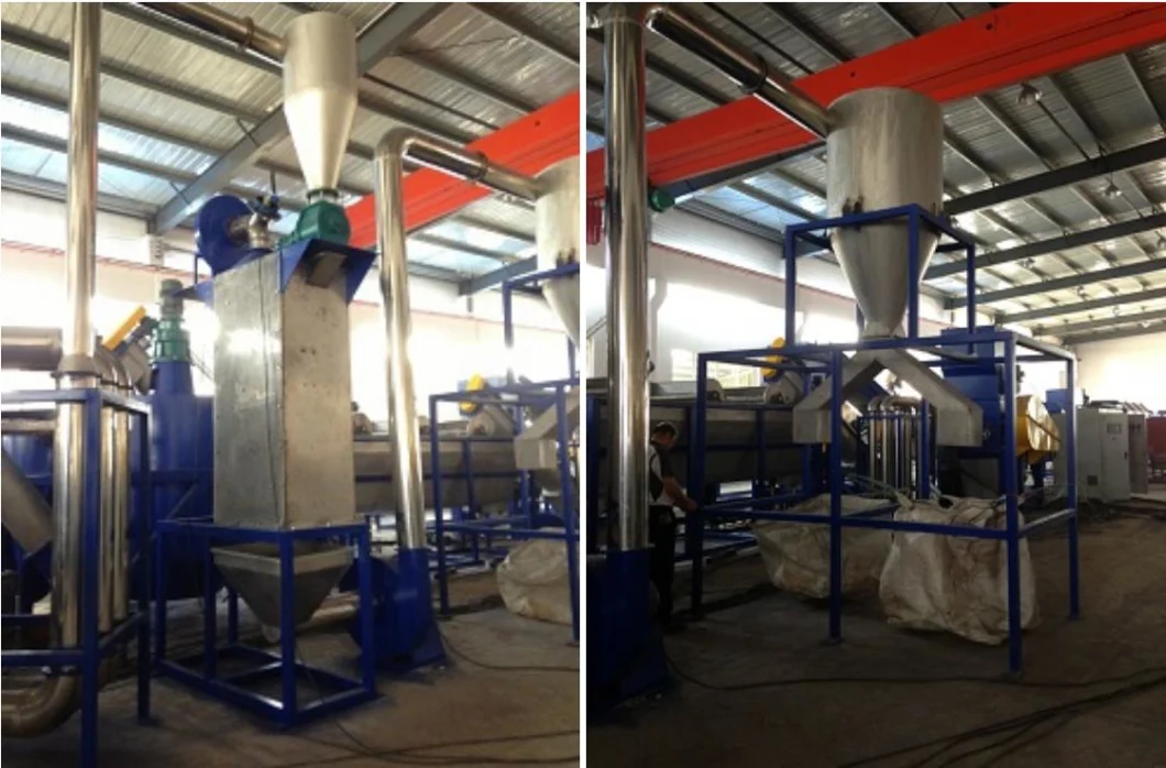 3000 Kg/H Drink PE PP Bottle Waste Pet Bottle Washing Plastic Flakes Recycling Machine with Hot Washer High Speed Friction Washer Floating Washer