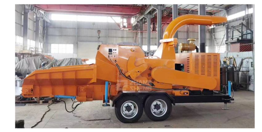 Industrial 12 Inch Tree Branch Shredder Crusher Large Wood Chipper Machine