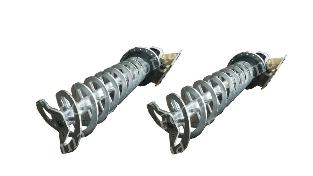 Transport Ribbon Screw / Discharge Screw / Spiral Feeding Conveying Screw for MDF Refiner Defibrator Fiber Grinding Machine