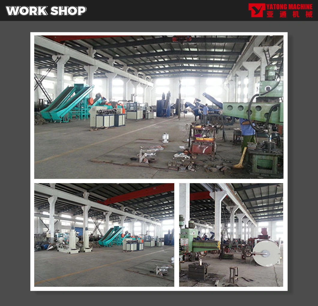 Yatong PE PP HDPE Film Recycling Machine / Plastic Crushing &amp; Washing Machine / Crusher / Shredder