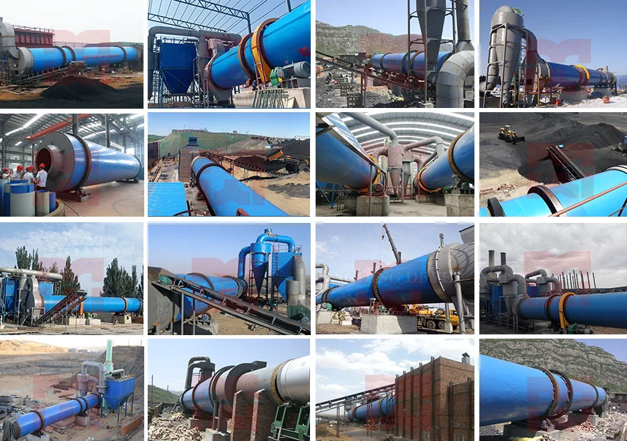 ISO Certificated Rotary Drum Dryer for Drying Fertilizer, Coal Slurry, Chicken Manure, Sawdust, Wood Chips, Ore Powder, Cassava Residue
