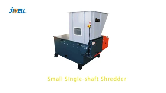 Jwell High Capacity Small Single-Shaft Plastic Shredder for Various Plastic Products