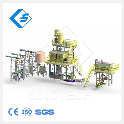 Powder Mixer Mixing Equipment Plastic Machinery with Feeding Dosing Mixing Conveying System for PVC Pipe/ Window Profile