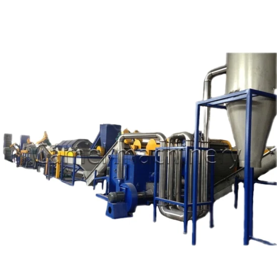 LLDPE Plastic Washing Drying Line PE PP Plastic Film Bags Recycling Machine with Crusher Hot Washer and Friction Washer