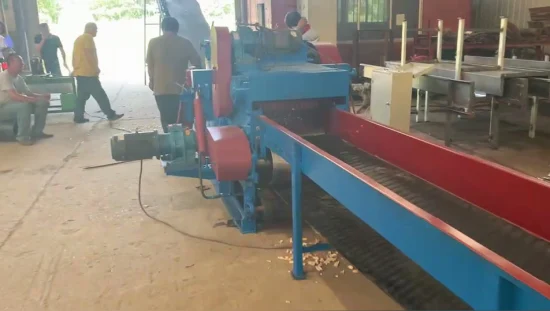 Large Output Forest Machinery Industrial Drum Wood Chipper Shredder Machine