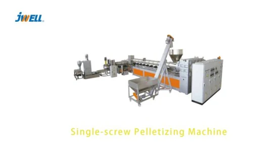 Jwl Single Screw Pelletizing Machine for Recycling PP/PE/PS/ABS/PC